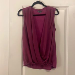 Vince Deep V Blouse
